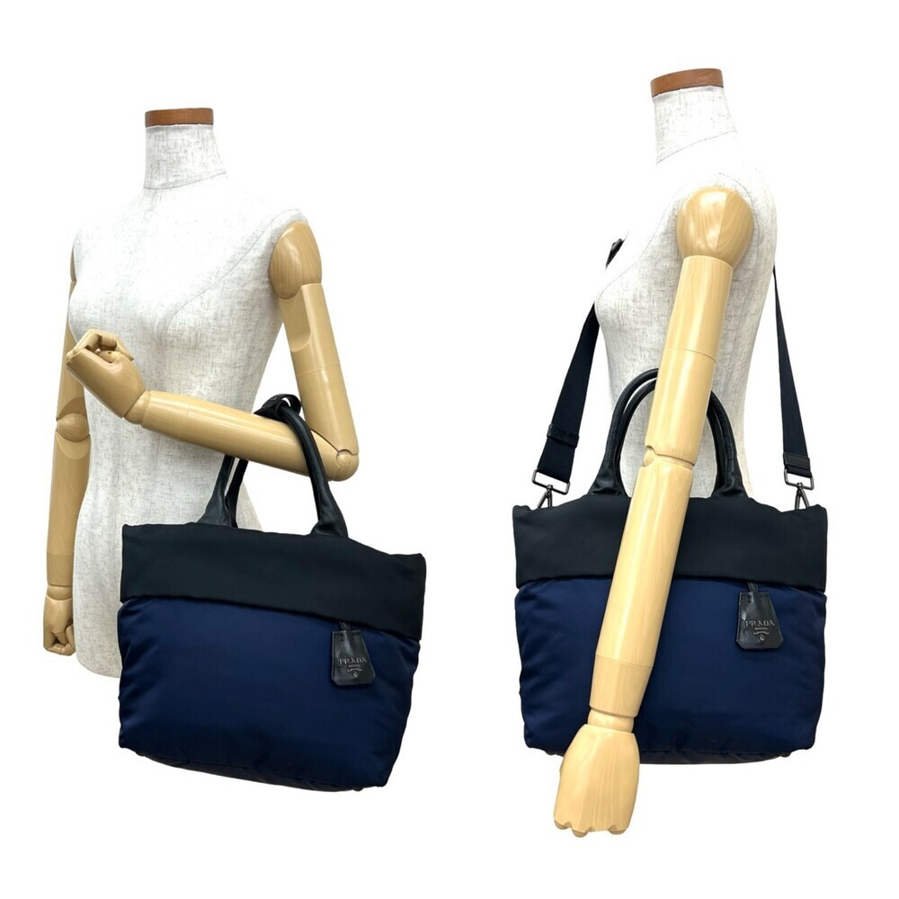 PRADA Black Leather Shoulder Bag - Picture 2 of 10